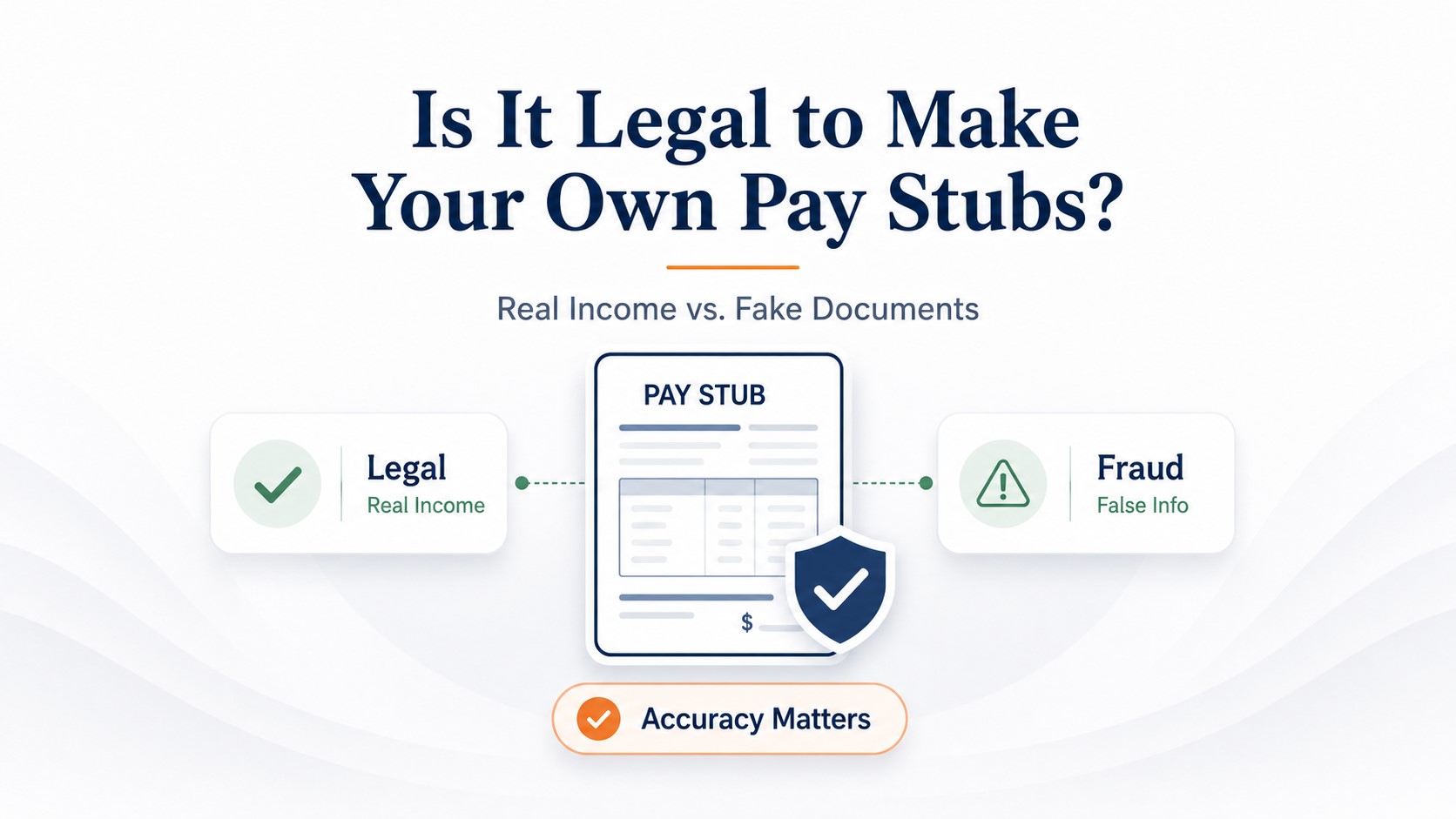 Is It Legal to Make Your Own Pay Stubs? Rules, Risks & Honest Uses
